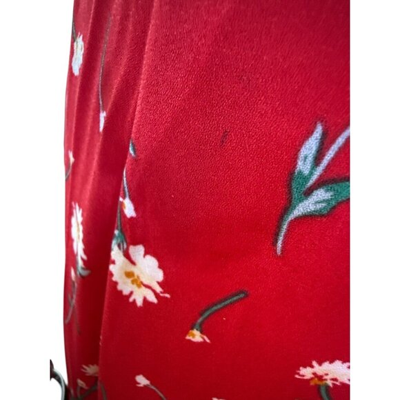 Anthropologie If By Sea Maxi Dress With Lace-Up Front Ruffle Details  Size S NWT - Picture 4 of 9